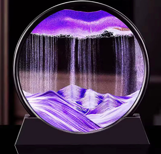 Tableau de sable 3D – Décoration zen et relaxante pour bureau et maison