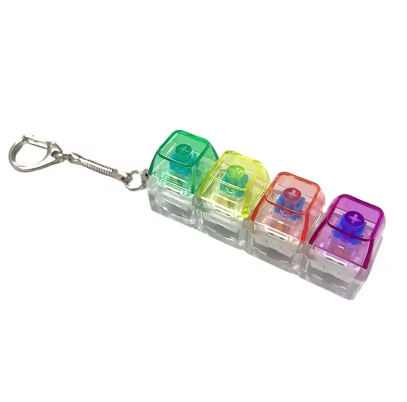 Porte‑clés Clavier LED Anti‑Stress – Toy Fidget